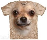 Camiseta Chihuahua efeito 3D tamanho P