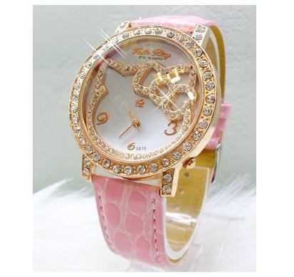 RELOGIO HELLO KITTY MODELO 1 COR PINK