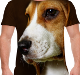 Camiseta com estampa Beagle tamanhos G e GG