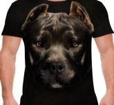 camiseta estampa Pitbull preto tamanho GG